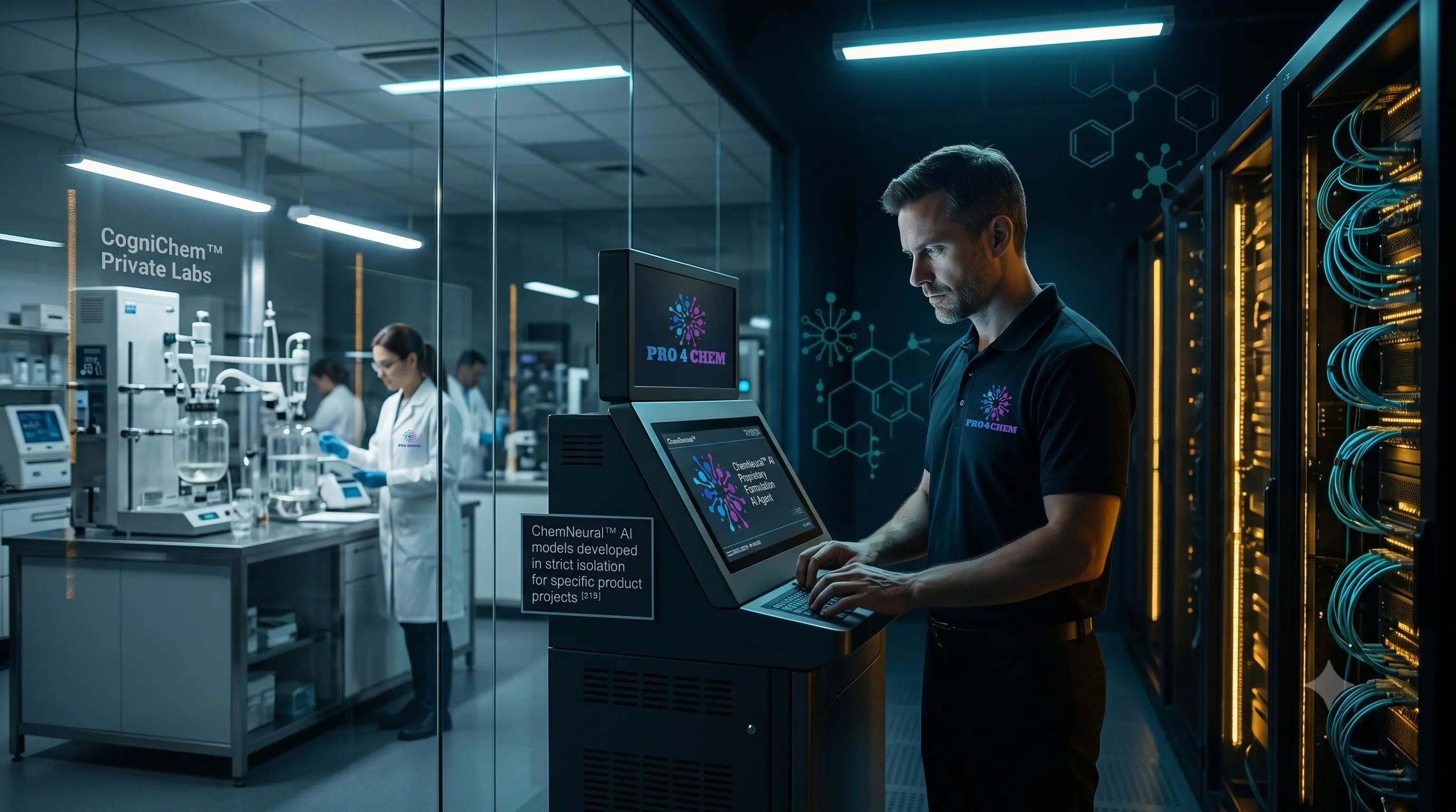 Secure formulation support from lab bench to AI design space